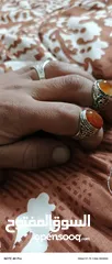  5 خواتم فضه مصريه مختوم 925 عدد 91 خاتم