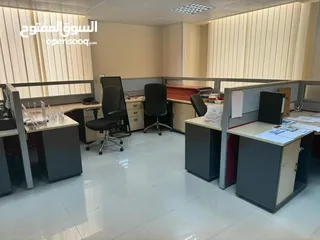  1 5.5 rials per sqm office for rent. Rent includes free electricty/water/parking.