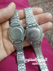  7 للبيع: ساعتان أصليتان من كاسيو Casio Vintage Digital Watch  الموديل: Casio A158W الحالة: مستعمل بحال