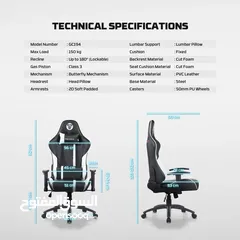  1 FANTECH GC194 GAMING CHAIR BLUE كرسي فانتيك جديد متوفر ب3 اللوان
