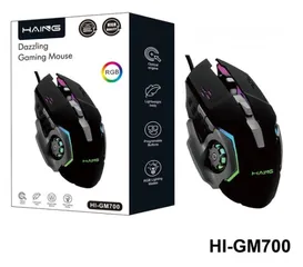  1 HAING HI-GM700 USB Wired Gaming Mouse ماوس هانغ مضيئة سلكي