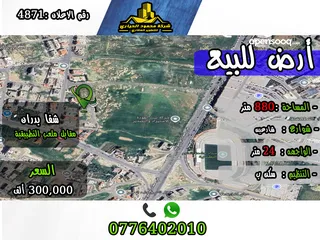  1 رقم الأعلان (4871) قطعة ارض للبيع في شفا بدران