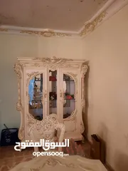  15 طاولة سفرة وفضية مصري حفر من الطراز الرفيع .   كراسي خشب زان عدد 8   للإستفسار