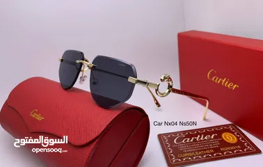  24 نظارات كارتير cartier glasses رجالية ونسائية مع البوكس