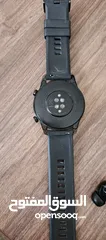  19 سماعة وساعة هواوي الاصليه لون اسود huawei freebids 4i huawei smart watch gt 2