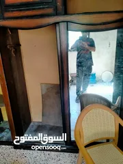  10 غرفة نوم خشب لاتيه بحالة ممتازة بدون تواليت تخت وخزانة و2 كومدينة بدون تواليت