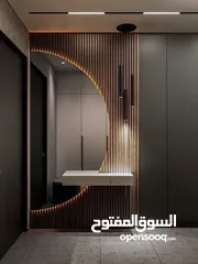  7 ألواح حائط PVC رخامي UV مقاومة للرطوبة والحرارة بقياس 280×122
