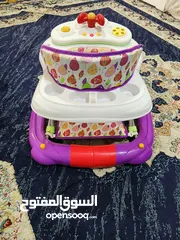  4 juniors cabrio printed baby walker