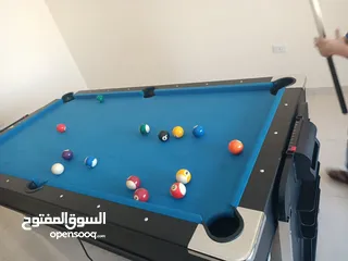  18 طاوله متعددة الألعاب4في1 متوفره الان أعلى جوده ومواصفات ستاندر بكامل اكسسواراتها لكل لعبه يوجد توصيل