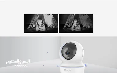  4 كاميرا مراقبة داخلية 360 درجة واي فاي من غير اسلاك