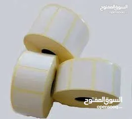  27 رولات كاش وفيزا وليبل باركود ميزان وليبل ملابس حراري للبيع