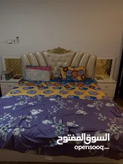  2 Bed , nightstand 2, wardrobe for sale  سرير مع 2 نايت ستاند و دولاب