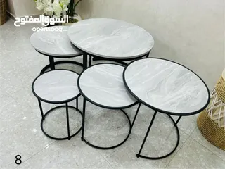  5 طاولات مودرن متداخلة بتصاميم فاخرة وعملية اختيار مثالي لديكور عصري ومساحة أنيقة!