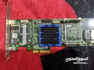  2 Adaptec PCIe SATA Raid Controller Card كرت ساتا للسيرفرات