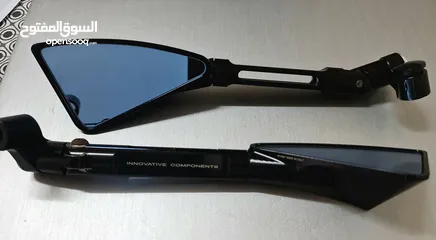  2 Rizoma Tomok Side Mount Mirror Pair - Sleek Italian Style