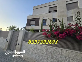  5 فيلا فاخرة ثلاثة طوابق للايجار ( للمؤسسات والسفارات ) مساحة 350 م رام الله - الطيرة