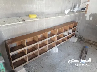  6 حضران خشب بحاله جيده