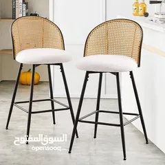  2 كراسي البار الفاخرة – لمسة ديكور ترفع مستوى مطبخك فورًا