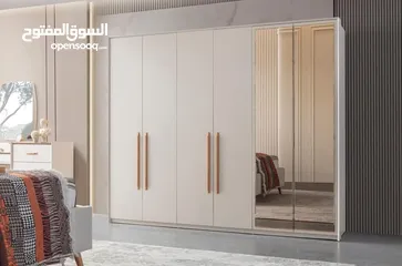  19 غرف نوم خشب لاتيه 18 مل بالكامل ملبس ميلامين