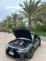  10 للبيع فقط لكزس is350 F 2023 بدون حوادث او غرق