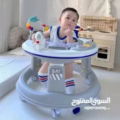  15 عرض خاص على مشّاية الأطفال الذكية 360 درجة من Island Toys مع اضاءة على الدائرة العلويه للكراجة