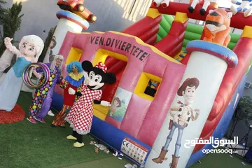  4 Inflatable slides for kids parties