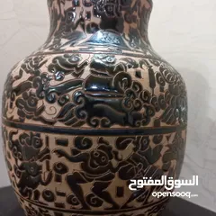  1 فازه ايرانيه رسم يدوي ارتفاع 30 س قطعه جميله ولا  غلطه قطعه متحفيه