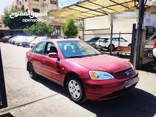  3 هوندا سيفيك 2001 خمري بحاله الوكاله