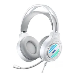  2 سماعات جيمنغ محيطية مضيئة أفضل الانواع  Aula Headset S606  Gaming RGB Lights OG