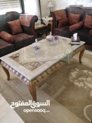  2 طاولة سفرة بيرو طقم طاولات وسط َمع كونسول للبيع