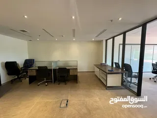  2 Furnished Office for Rent in 7th Circle - Al Hussaini Complex مكتب مفروش للايجار في مجمع الحسيني