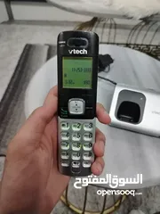  6 هاتف ارضي vtech مستعمل بحاله جيده