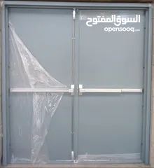  3 باب حريق وأبواب طوارىء مقاومة للحريق تركيب وصيانة