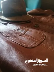  7 جاكيت جلد رجالي طبيعي و أصلي 100٪ للبيع