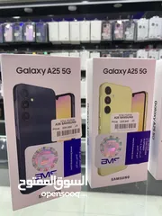  1 Samsung galaxy A25 5G ( 256 GB / 8GB جديد مسكر بالكرتونة (