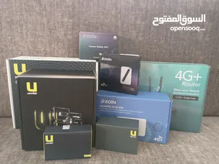  1 جديد بالكرتونه راوتر وماي فاي بسعر حرق امنية وزين جيل رابع وجيل خامس  4G 5G 4G+ Router & Mifi