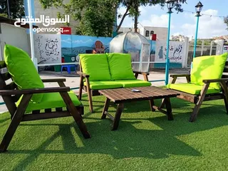  14 مجلس خارجي خشب سويد نخب اول