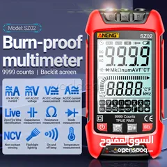  1 Digital Multimeter Voltmeter Resistance  Capacitance Temp Transistor Tester Meter