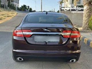  12 JAGUAR XF 2013 Full loaded (مخزنة) وارد الوكالة وصيانة الوكالة قاطعة مسافة 40 الف كم