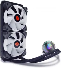  4 مبرد مائي أصلي للمعالجات COOLMAN 240MM ARGB GAMING LIQUID COOLING FOR AMD & INTEL LGA1700 CPU