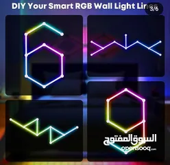  6 إضاءة ذكية ب9 خطوط JSK-P22 Smart Wall Light 9 Lines