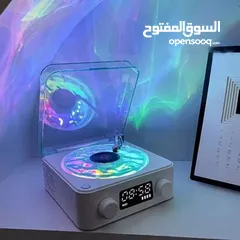  2 مكبر صوت مع اضاءة محيطية جهّز أجواءك... صوت نقي وإضاءة ساحرة بجهاز واحد يخلّي كل لحظة مختلفة!