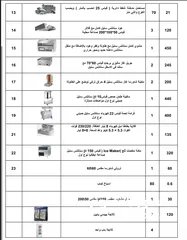  1 اغراض مطعم للبيع