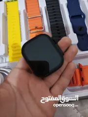  4 ساعه smart watch (c60 Ultra 3) مع كرتونتها و شاحنها و كساكتها مشحونه فقط 10 مرات الساعه كأنها جديده