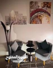  2 شقة ايجار يومي او شهري في الرياض بالعقيق قريبة من البوليفرد و مطلة عالمدينة المالية
