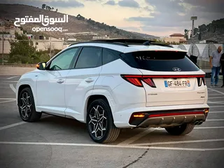  12 هونداي توسان N-Line Plug In  /2022  فل الفل فتحة سقف بانوراما  فل مسكر