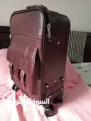  3 genuine leather Pakistani trolley bag