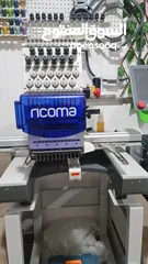  4 مكينه خياطه ريكوما 12 ابره ، استعمال بسيط مع كل الأغراض / ricoma embroidery machine 12 needles