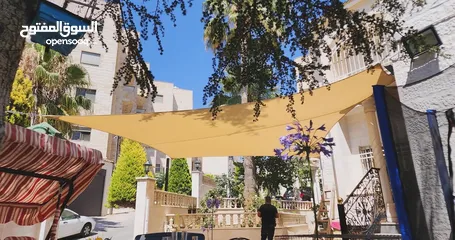  19 مظلات - اشرعه - لكسان - حداده عامه - اسوار - مظلات قوسيه - بيرجولا - شماسي - سواتر جانبيه
