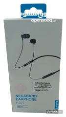  3 سماعه بلوتوث Lenovo neckband earphones he05 mobile